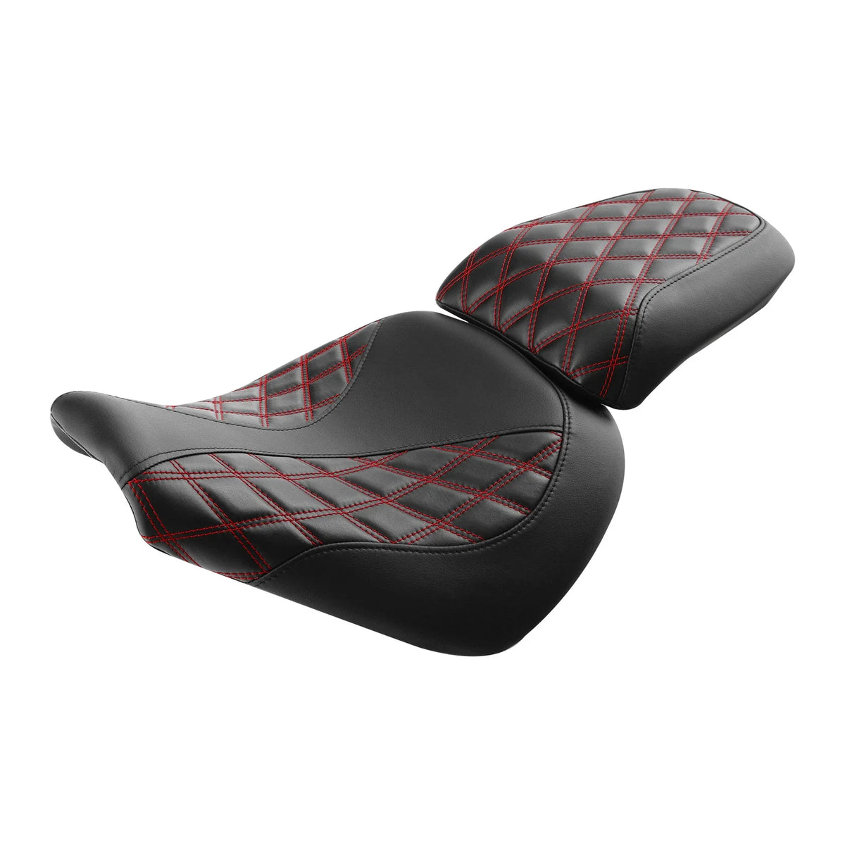 Black Seat for Driver and Passenger for Harley Fat Boy FLFB FLFBS 2018–Present