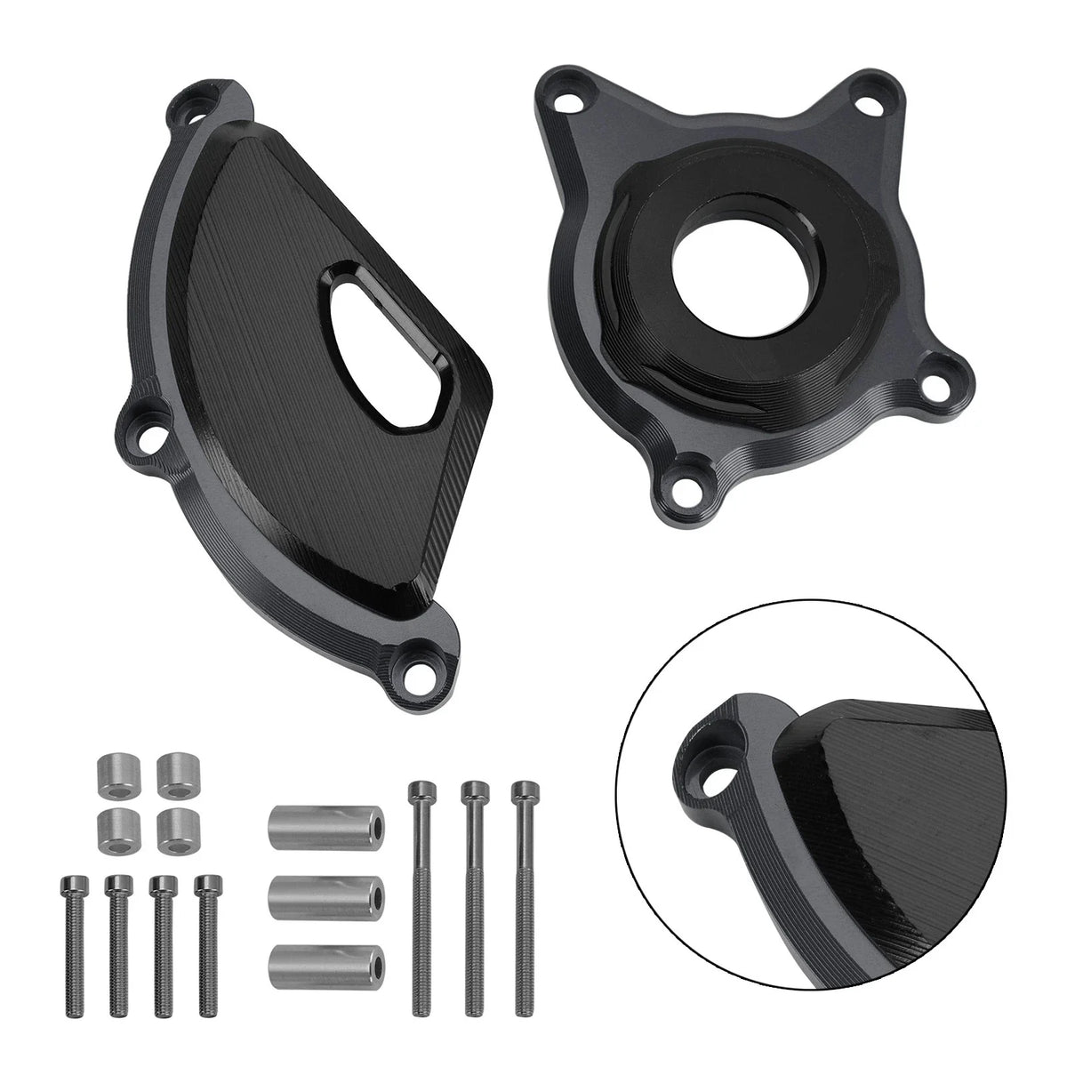 Plastic Engine Covers Protector for Kawasaki Z900 RS Cafe (2017-2023)