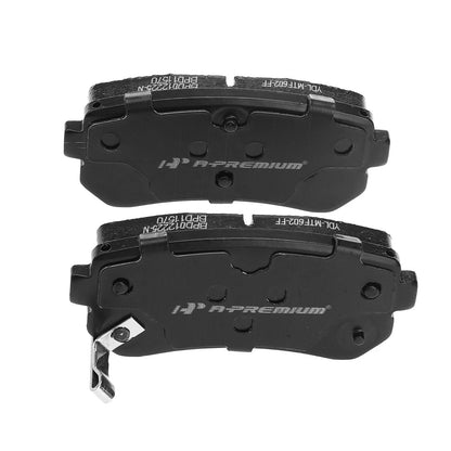 Ceramic Brake Pads & Rear Rotors Set for 2011-2012 Hyundai Tucson Elantra