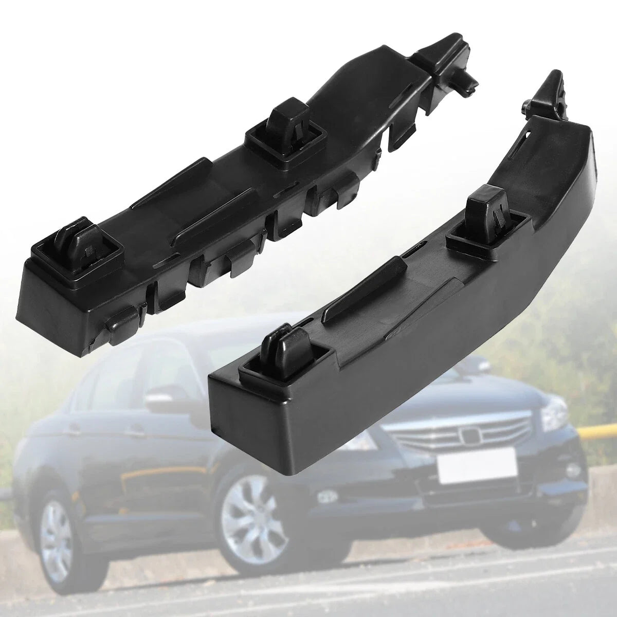 Pair Front Bumper Bracket Beam Mount Support for Honda Accord (2008–2012)