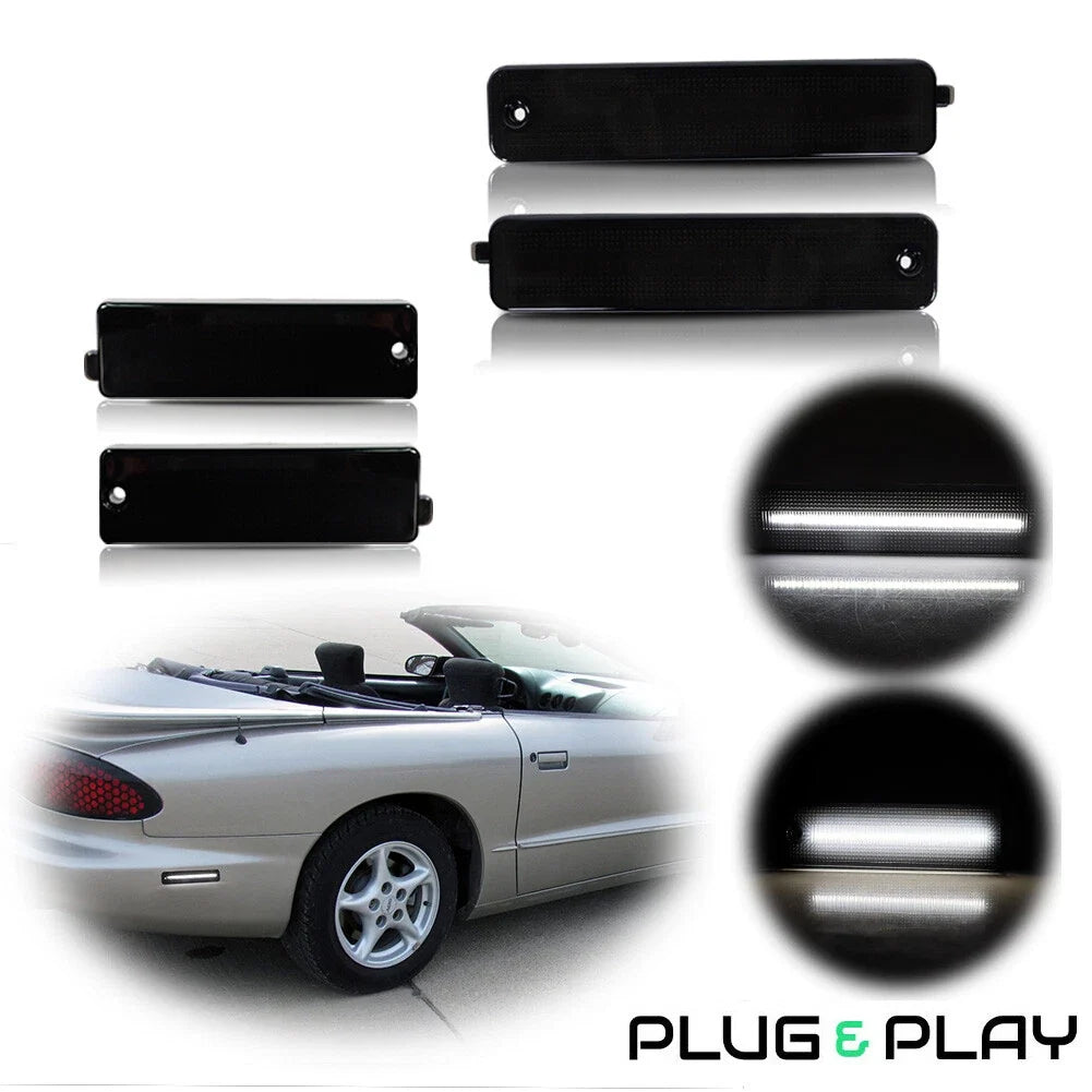 Smoked Lens LED Side Marker Lights for Pontiac Firebird (1998–2002)