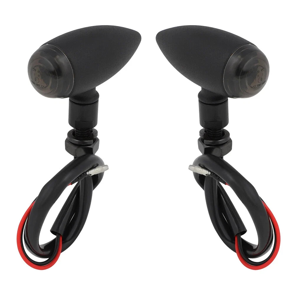 2X Mini Bullet Turn Signal Lights for Motorcycle