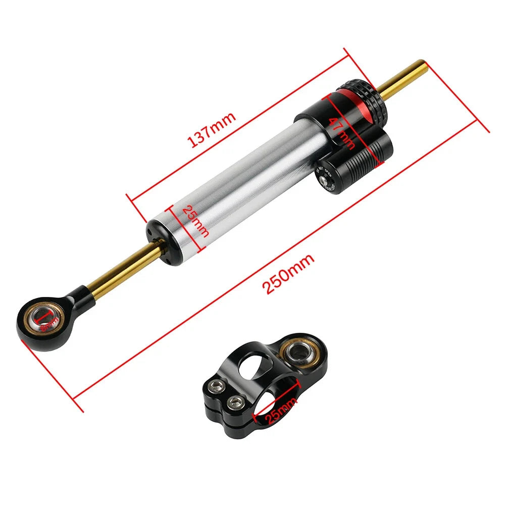 Adjustable Steering Damper for Kawasaki Ninja 1000, ZX10R, Versys 650, Vulcan 1500