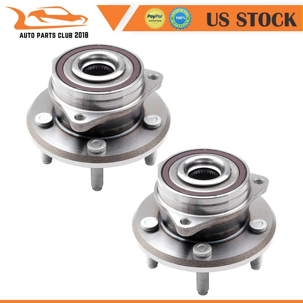 2 Front Wheel Hub Bearings for Jeep Grand Cherokee Dodge Durango (2011–2020)