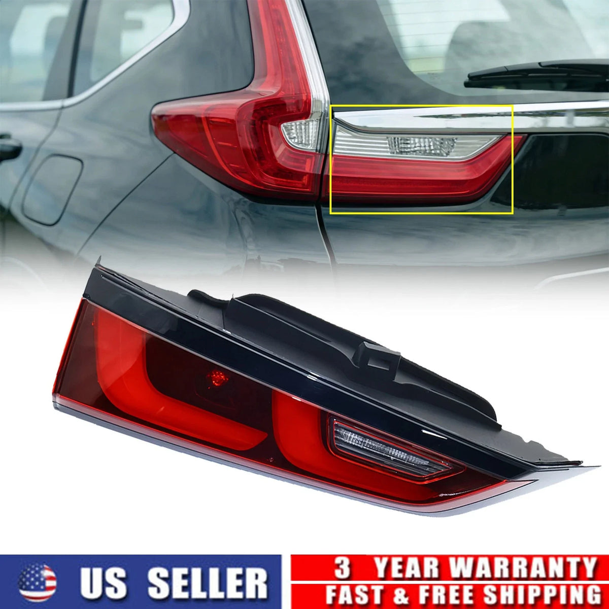 LED Tail Light Rear Lamp for Honda CR-V (2023–2025) Driver Left Side