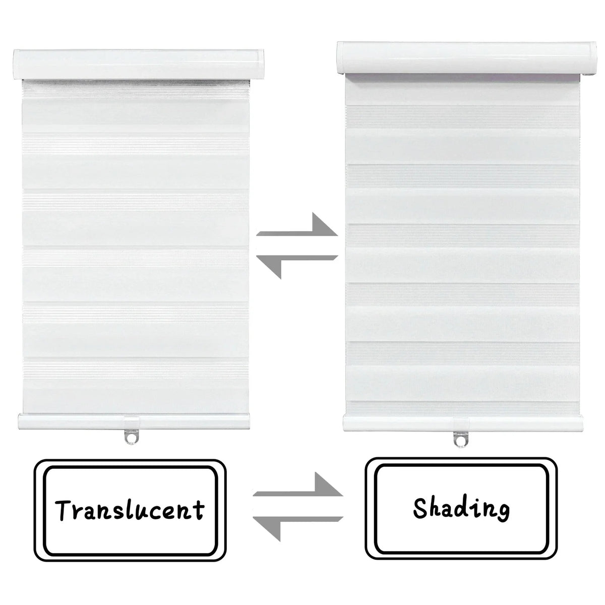 67" Zebra Blinds Shade for HTTMT Horizontal Windows