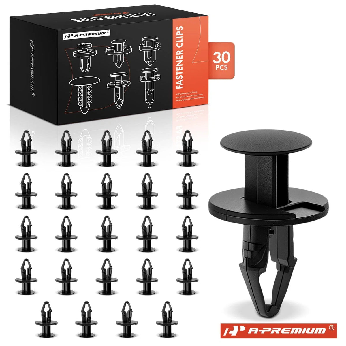 30Pcs Nylon Push-Type Clips for Chevy (Various Models)
