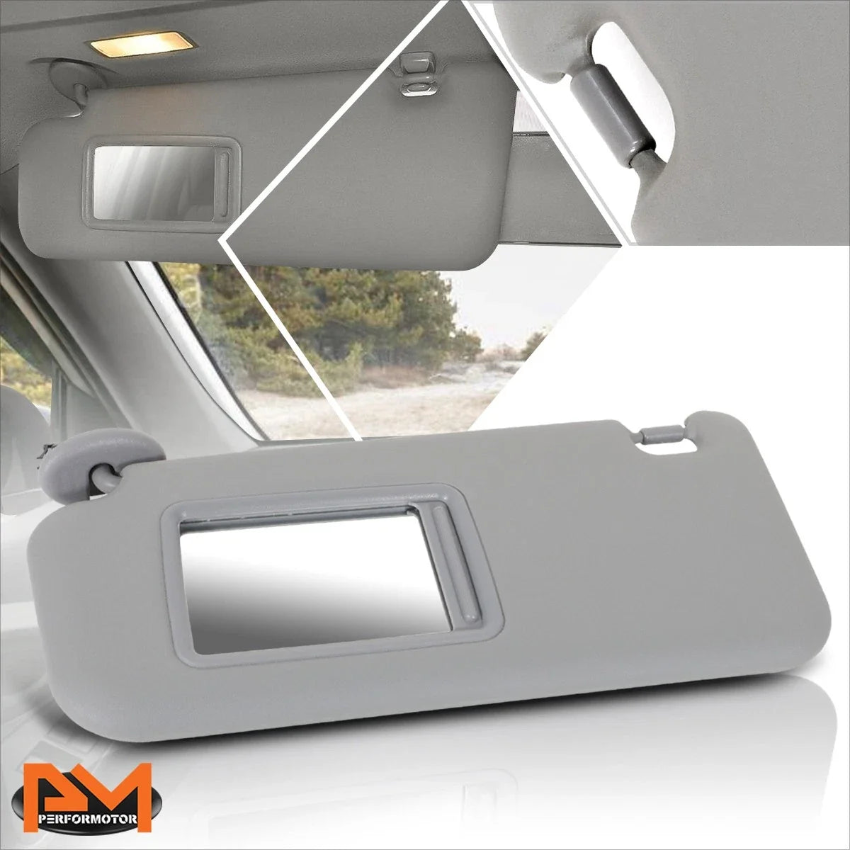 OE Style Driver Side Sun Visor for 2006-2012 Toyota RAV4