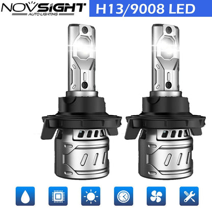 H13 9008 LED Headlight Bulb Kit - 2X for Hilux N70 Toyota