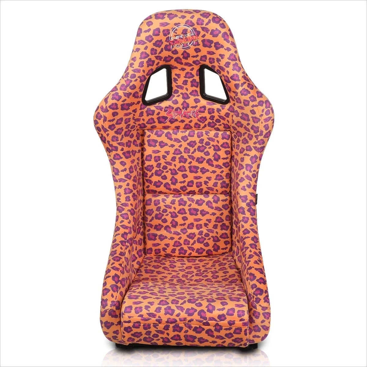 NRG FRP-303-OR-SAVAGE Racing Bucket Seat for Universal Fit