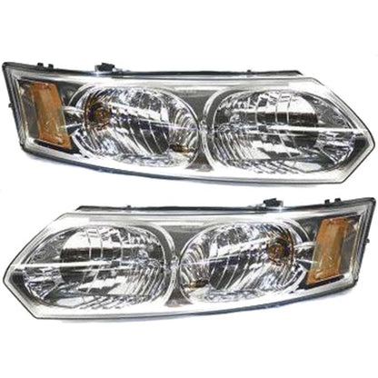 Halogen Headlight Set for Saturn Ion Sedan (2003–2007) - Left & Right