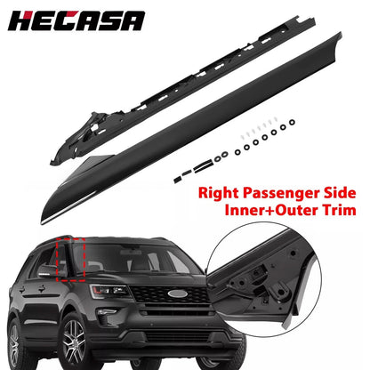 Right Windshield Trim A-Pillar for Ford Explorer (2011 to 2019)