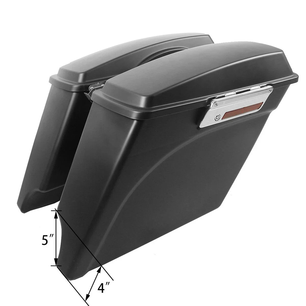 Hard Saddle Bags 5" Stretched for Harley Touring 1993–2013