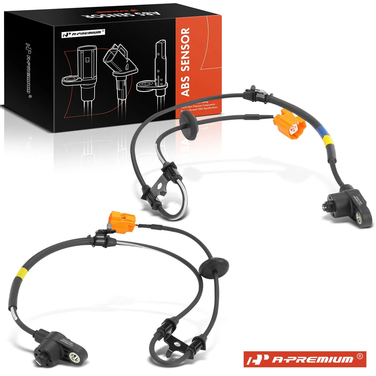 2X Front ABS Wheel Speed Sensor for Honda Pilot (2006–2008)