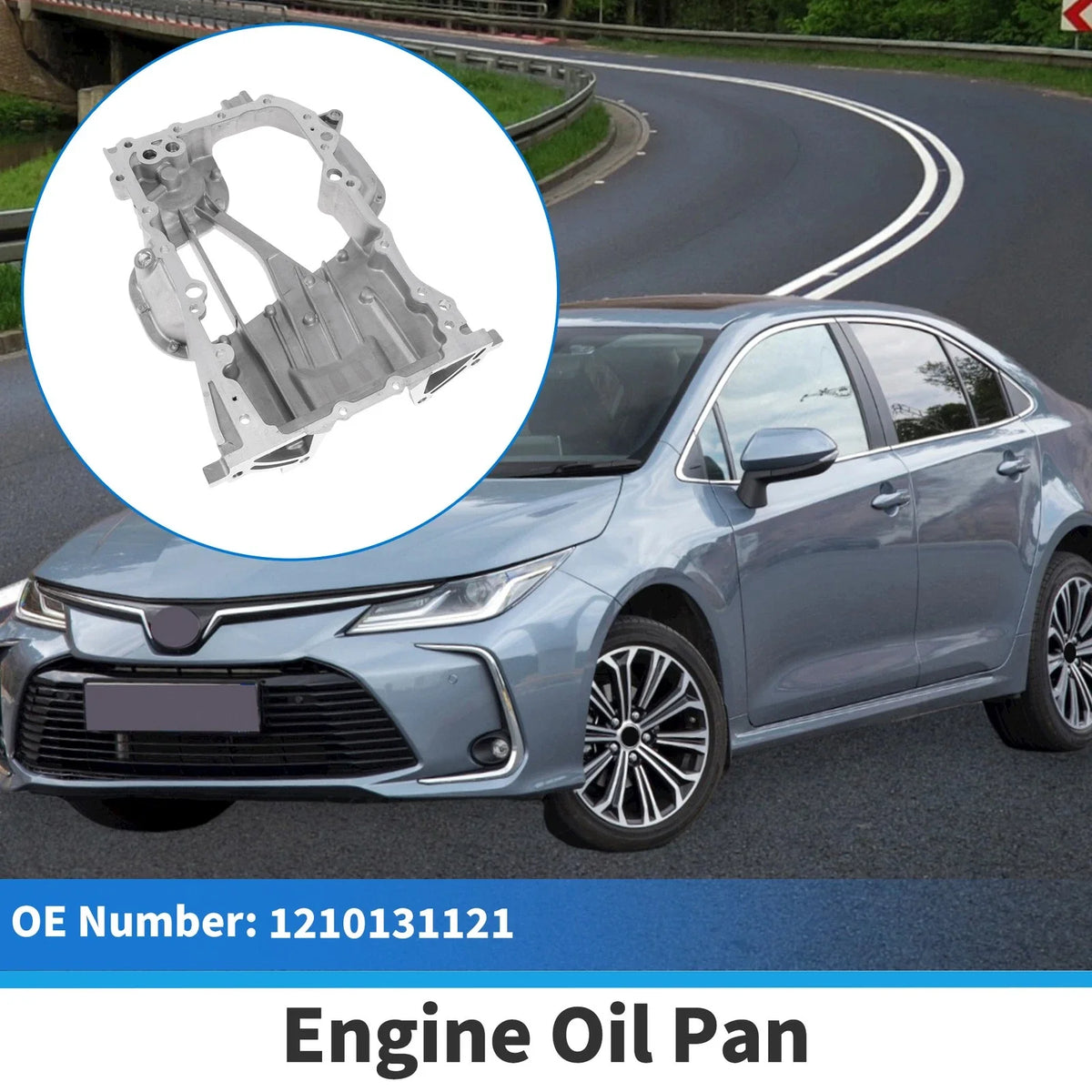 1 Pc Engine Oil Pan for Toyota Camry (2005–2012) No.1210131121 Aluminum