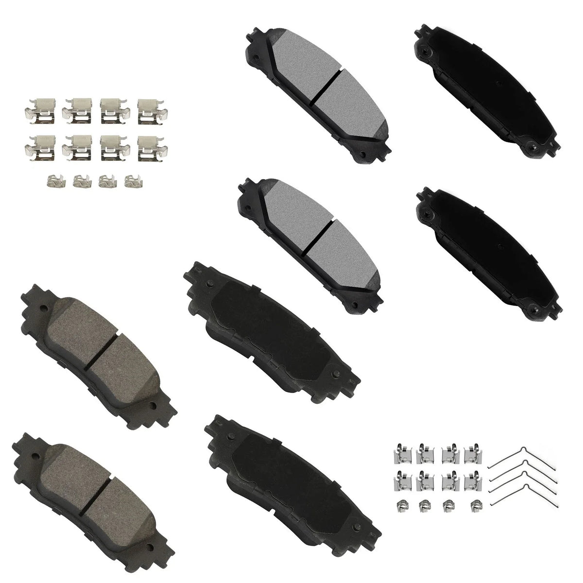 4-Piece Brake Pads for Lexus RX350L (2018 to 2021)