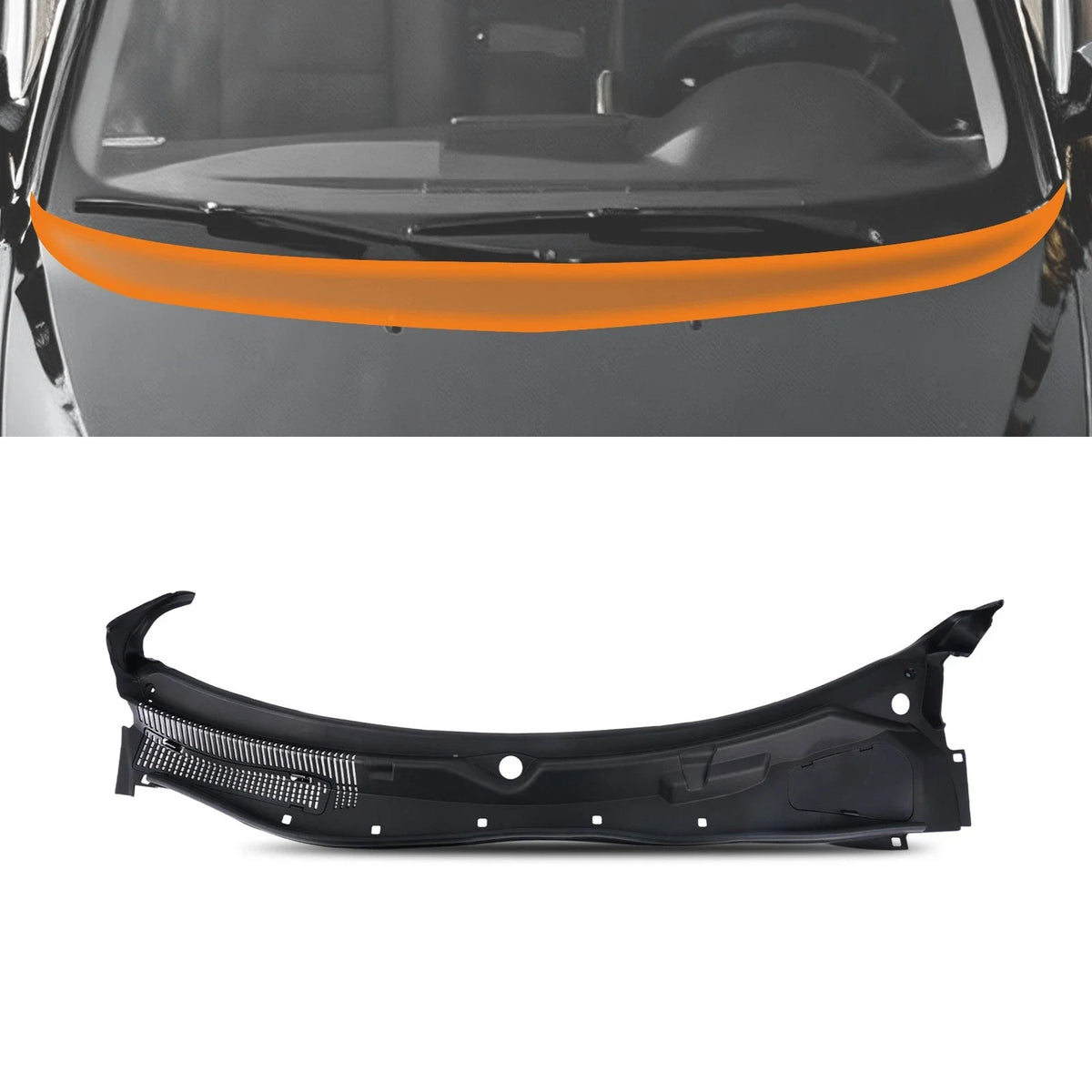 Windshield Wiper Cowl Grille Panel for Dodge Challenger 2008–2019 5028757AG