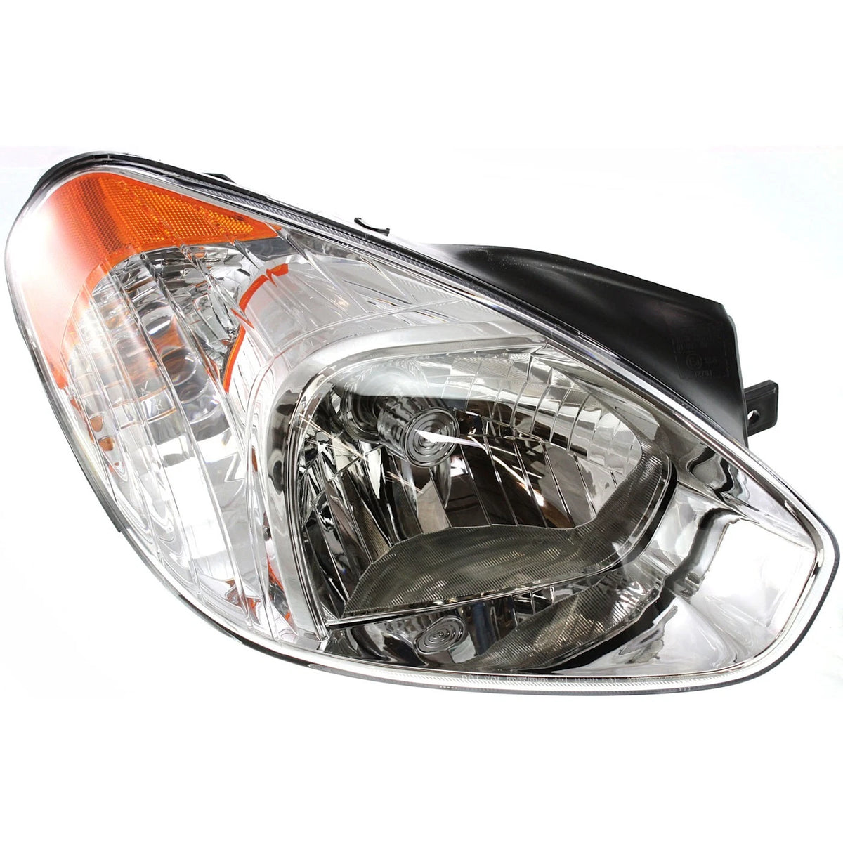 Passenger Side Headlight for Hyundai Accent (2006) Halogen with Bulb
