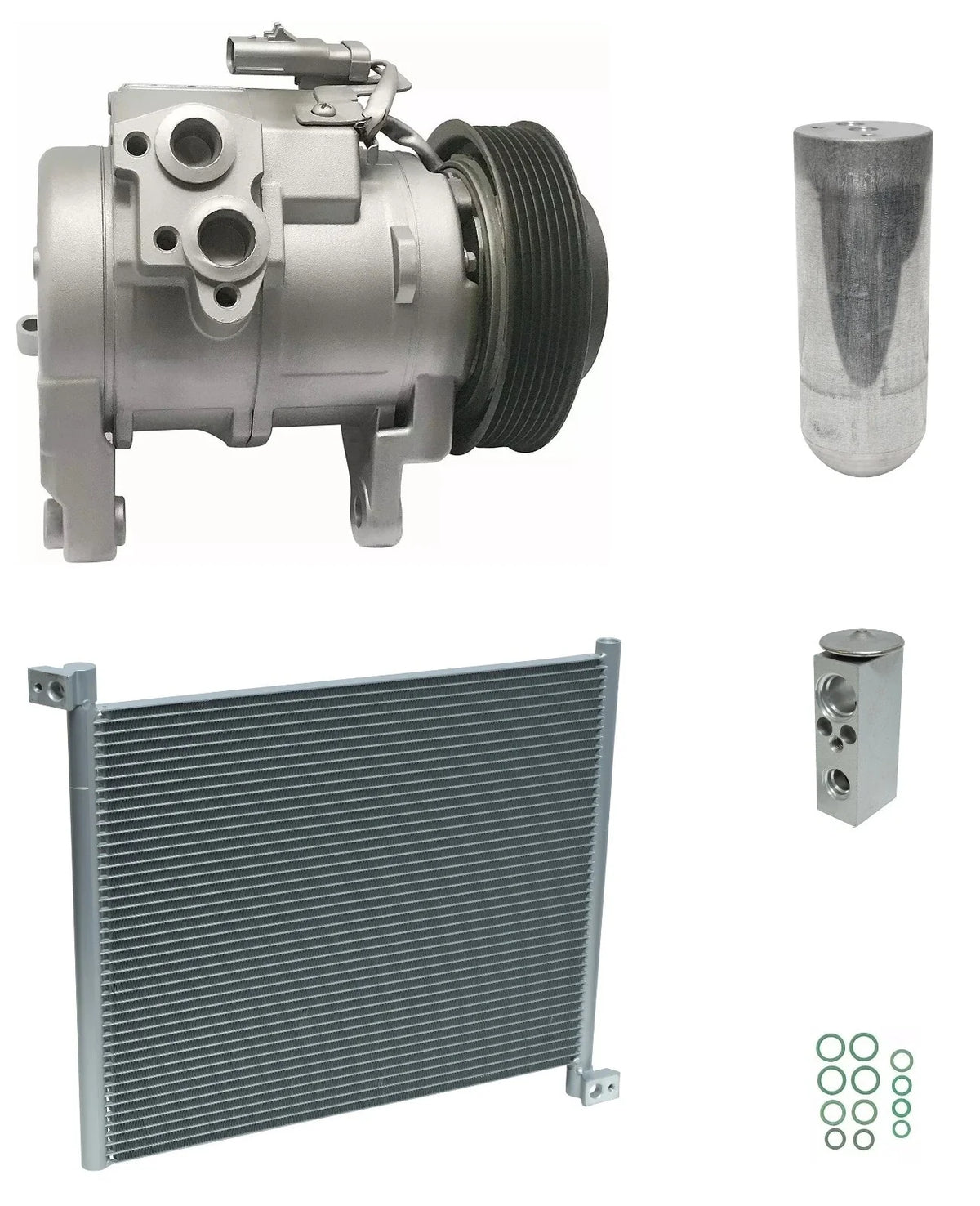 AC Compressor Kit With Condenser for Dodge Durango 5.7L (2005–2005)