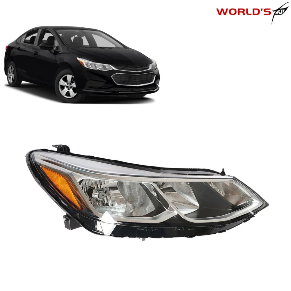 Right Halogen Headlight Assembly for Chevrolet Cruze (2016–2019)