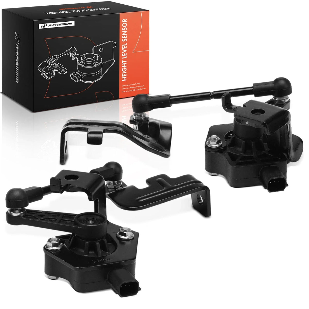 2Pcs Front Ride Height Level Sensor for Ford Expedition Lincoln (2015–2017)