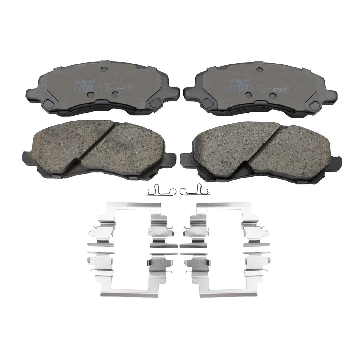 TRW Pro Front Ceramic Brake Pads for Chrysler Sebring, Dodge Avenger, Caliber, Compass, Lancer (200)
