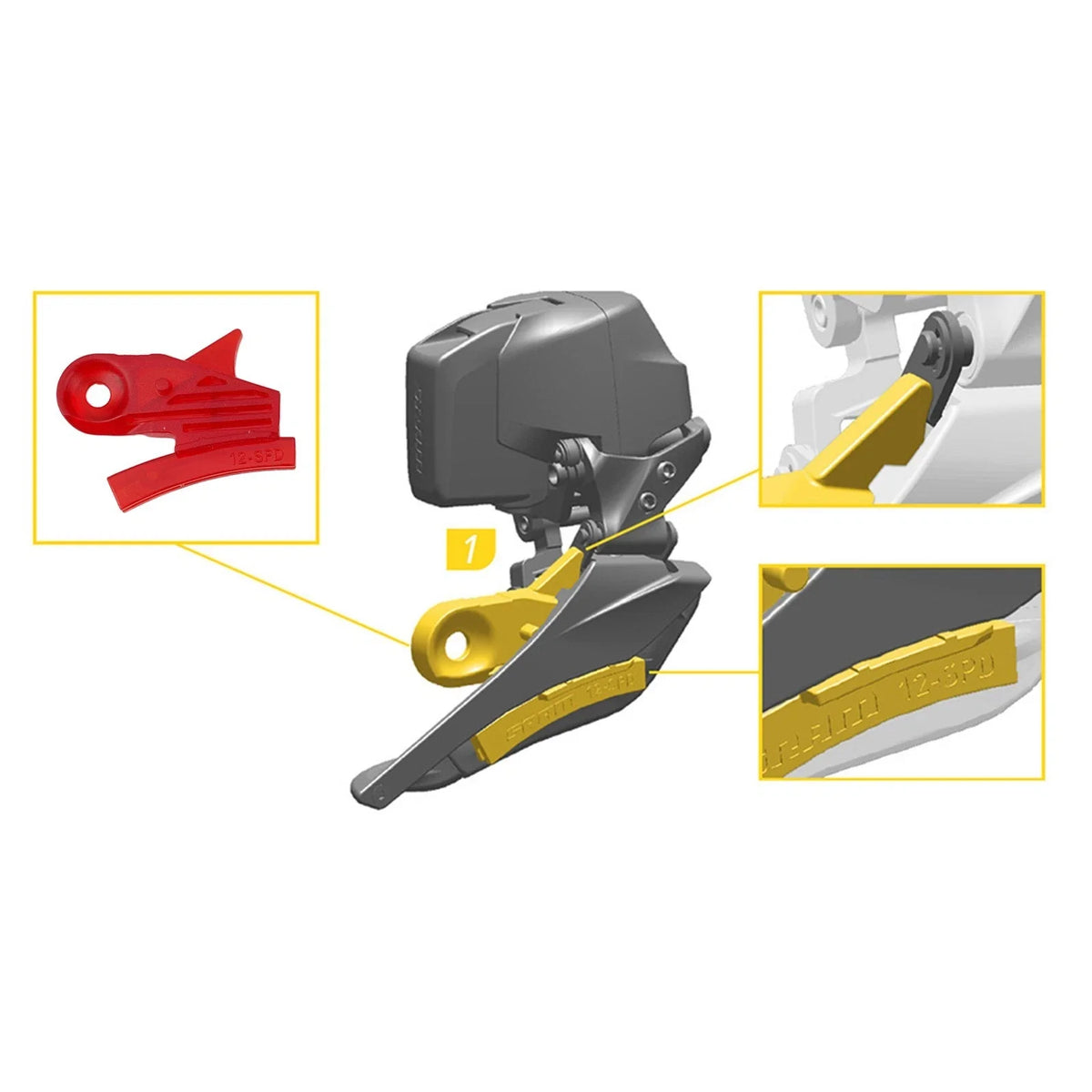 Bicycle Chain Shift Conditioner Tool 20g for AXS Bike