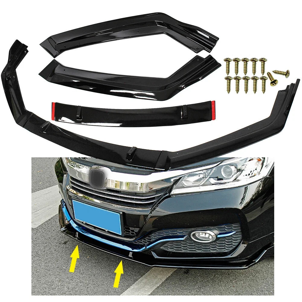 Front Bumper Lip Body Kit Spoiler for Honda Accord (2014–2017)