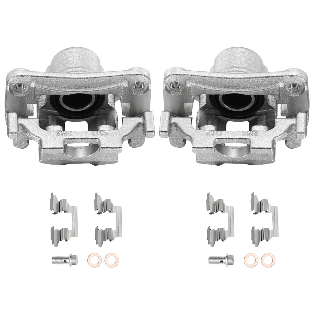 2x Rear Disc Brake Calipers w/ Bracket for Infiniti Q70 Q50 (2014–2018)