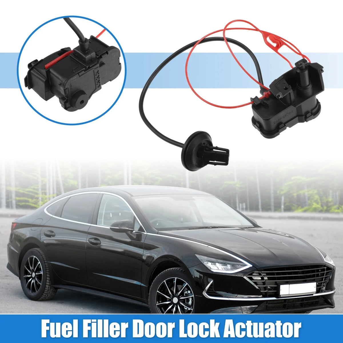 Fuel Door Lock Actuator with Cable No. 56D810773C for Volkswagen Passat (2012–2018)
