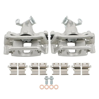 Set of 2 Rear Brake Calipers w/ Bracket for Dodge Journey (2012–2018) 18-B5464