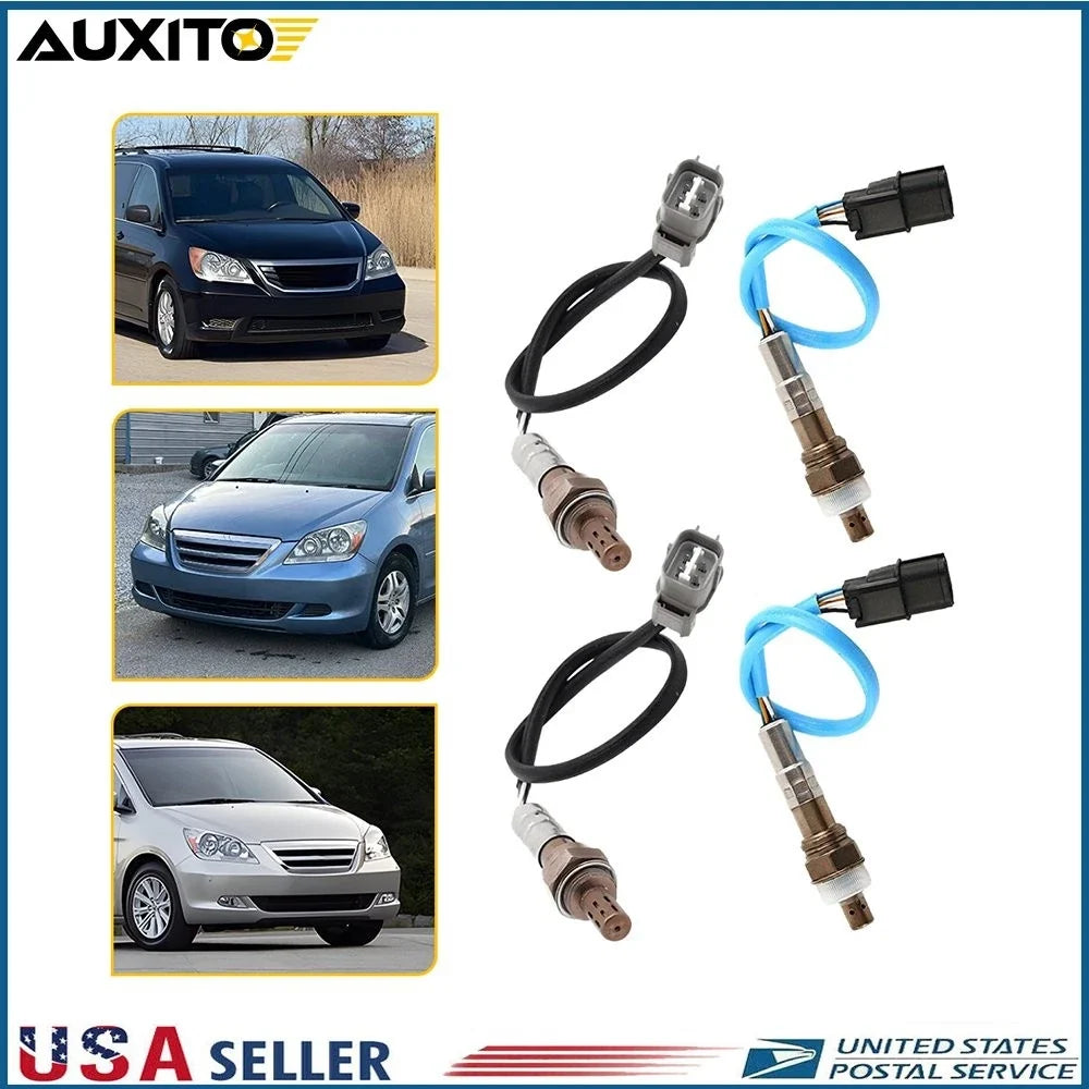 4-Pack O2 Sensors for Honda Odyssey 3.5L V6 (2007 to 2010)