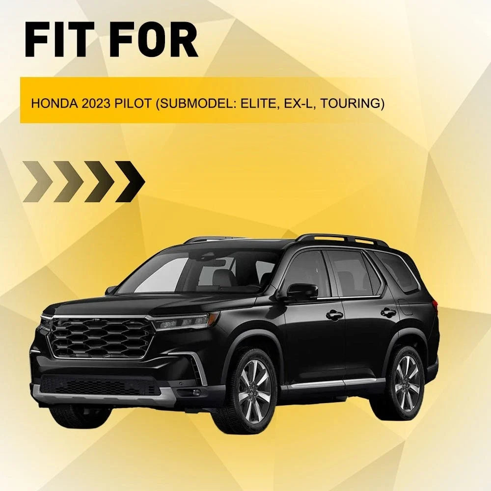 Chrome Left Driver Side Front Bumper Grille Trim for Honda Pilot (2023–2025)