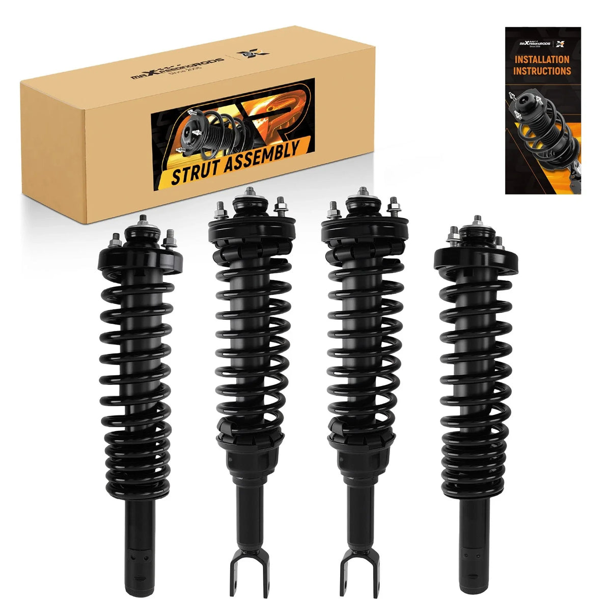 Complete Struts & Shock Absorbers - 4 Piece Set for Honda Civic 1996–2000