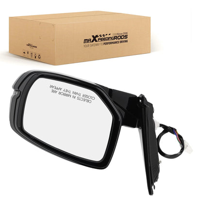 Right Power Mirror (Heated) for Honda Accord Sedan 2013-2017 Black