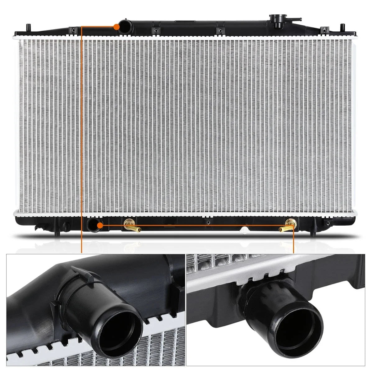 Radiator Aluminum OE Style for Honda Accord Crosstour/Acura RDX 2008-2018