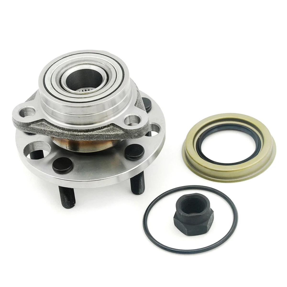 5 Lug Front Wheel Bearing and Hub for Chevrolet Cavalier (1984–1998)