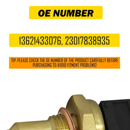 Engine Coolant Temperature Sensor for BMW 128i 328i 320i 323Ci (2008–2013)