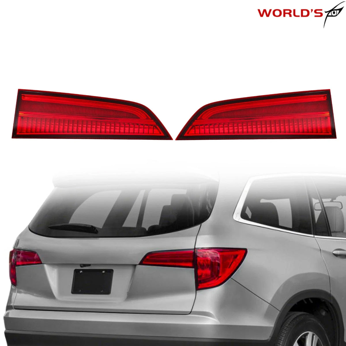 Set of 2 Halogen Tail Lights for Honda Pilot (2016–2018)