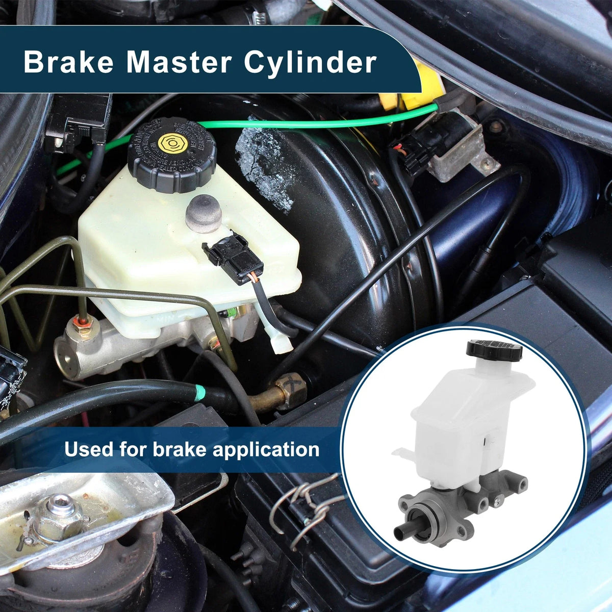 Brake Master Cylinder with Reservoir No. 585101G100 for Kia Rio (2006–2011)