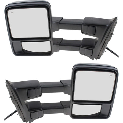 Tow Mirror Set for Ford F250 Super Duty (2008–2010) Power Heated Signal