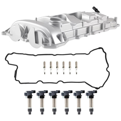 6 Ignition Coils Valve Cover Gasket Set for GMC Acadia 2009-2017 3.6L