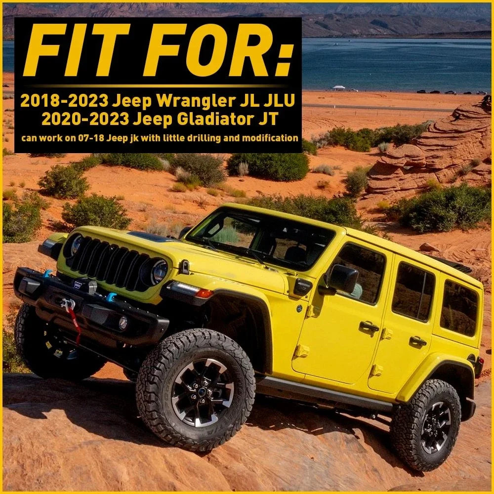Hood Latches Catch Lock for Jeep Wrangler JL JLU Gladiator JT (2018–2023)