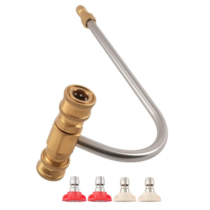 High-Pressure Gutter Cleaner 4000PSI, 40° & 0° Nozzles Included