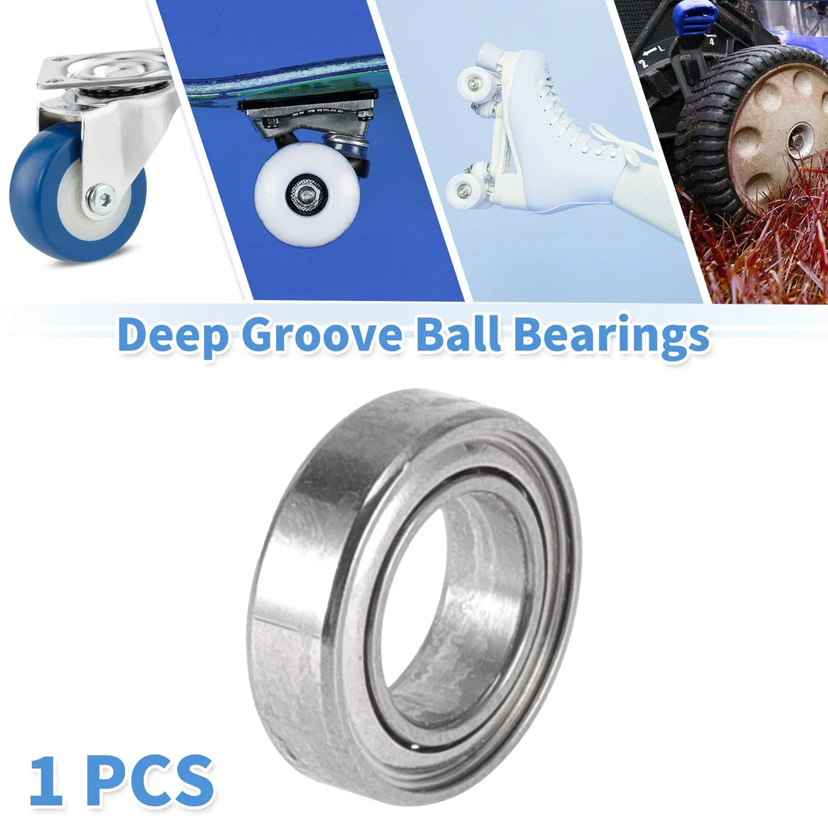 740 Deep Groove Ball Bearings for Scooter Skateboard Wheel (1 Pc)