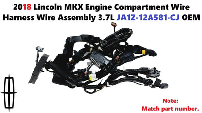 Engine Wire Harness for Lincoln MKX (2016-2018) JA1Z12A581CJ