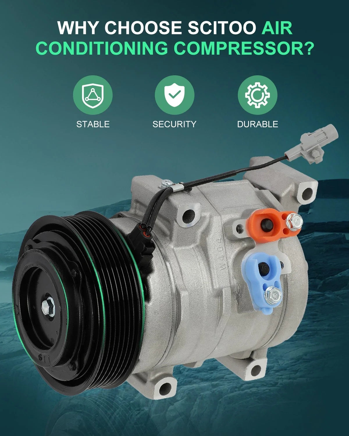 A/C Compressor 2.4L for Scion tC Base (2007-2010)