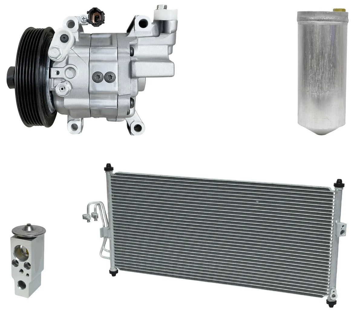 AC Compressor Kit with Condenser for Nissan Sentra 2.0L (2001–2006)