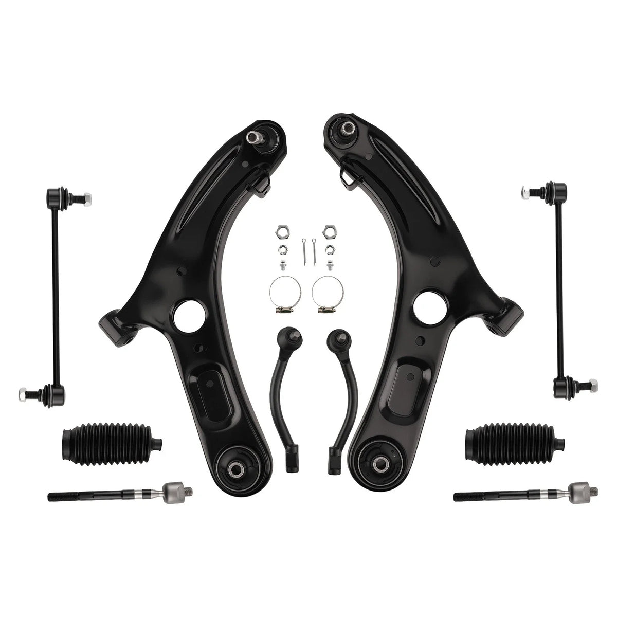 Front Lower Control Arm Tie Rods Sway Bar End Link for Hyundai Elantra (2011–2017)