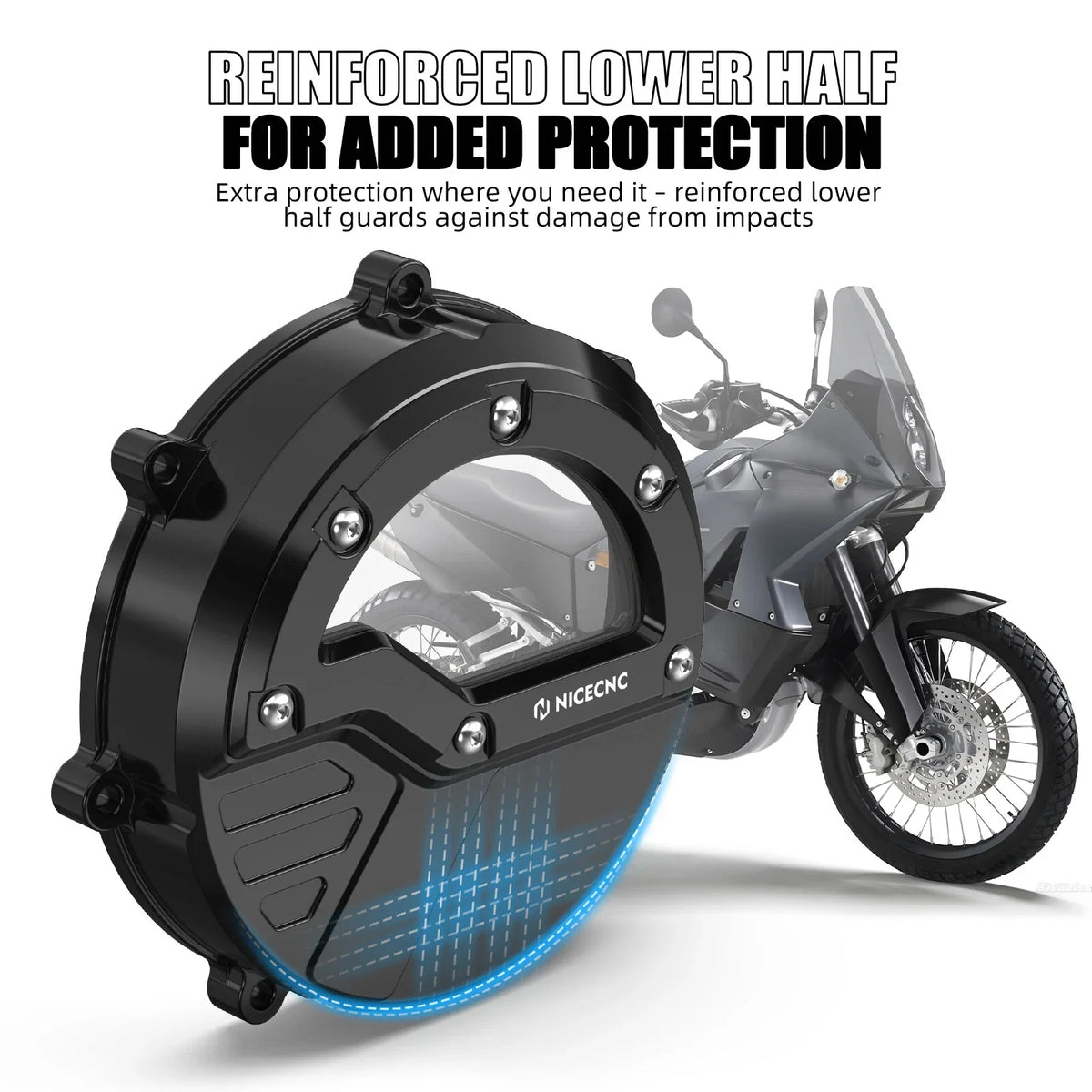 Clutch Cover Guard for KTM 950 Adventure/S, 950 Supermoto, 950 Duke (2003–2008)